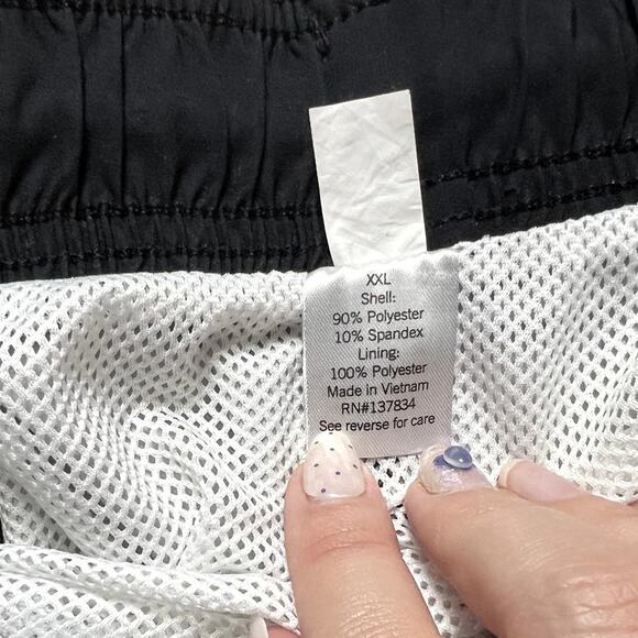 Mens💪 Sonoma Tropical Trees Design Black and white Swim Trunks size XXL - Picture 7 of 10